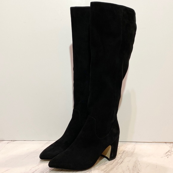 Sam Edelman Shoes - New! Sam Edelman Hai Black Suede Boots 6 1/2M